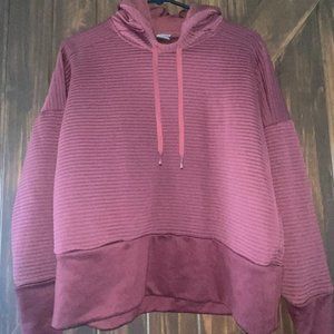 Women's Maroon Cowl Neck Nike hoodie
